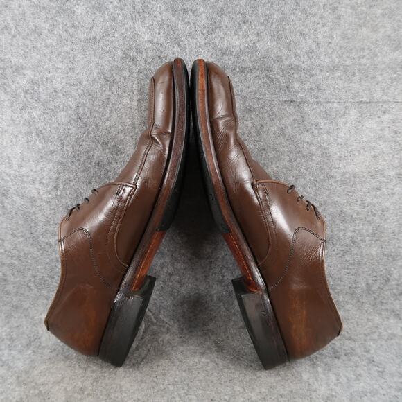 Supreme Shoes Mens 11.5 Oxfords Derby Split Toe Leather Vintage Classic AA Brown - Picture 11 of 14